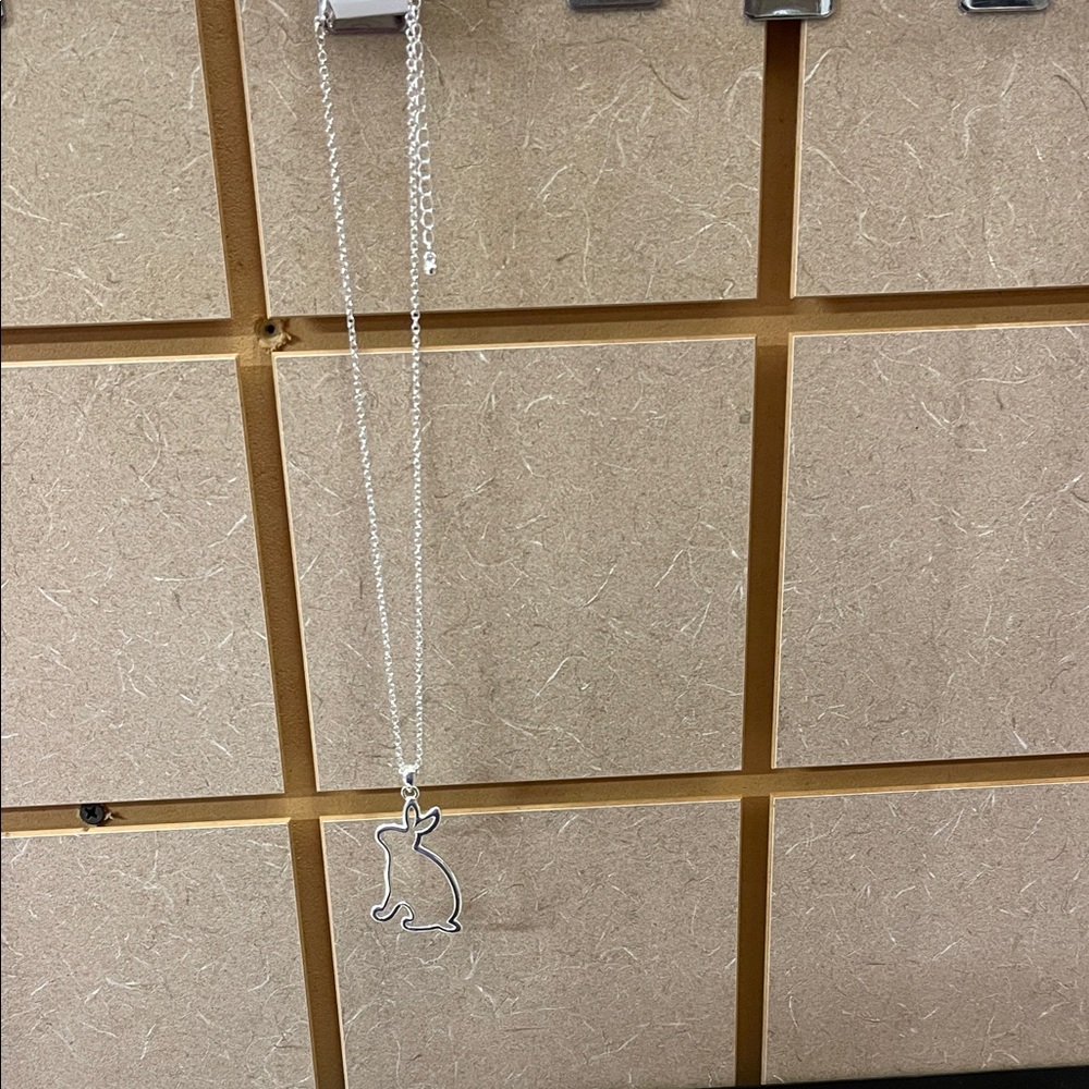 Silver Cat Pendant Necklace